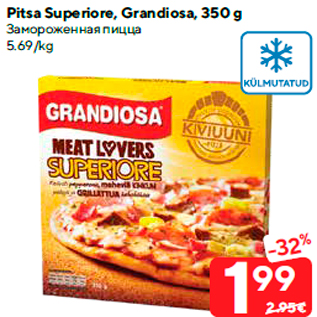 Allahindlus - Pitsa Superiore, Grandiosa, 350 g