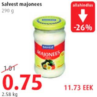 Allahindlus - Salvest majonees