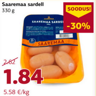 Allahindlus - Saaremaa sardell 330 g