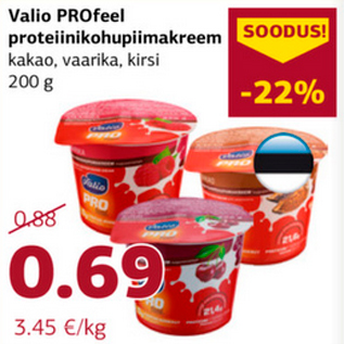 Allahindlus - Valio PROfeel proteiinikohupiimakreem