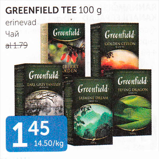 Allahindlus - GREENFIELD TEE 100 G