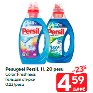 Allahindlus - Pesugeel Persil, 1 l, 20 pesu