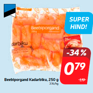 Allahindlus - Beebiporgand Kadarbiku, 250 g