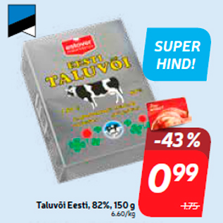 Allahindlus - Taluvõi Eesti, 82%, 150 g