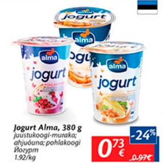 Allahindlus - Jogurt Alma, 380 g