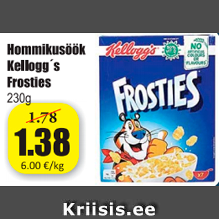 Allahindlus - Hommikusöök Kellogg´s Frosties 230 g