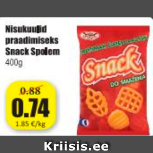 Скидка - Пшеничные шарики для жарки Snask Spolem 400 г