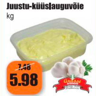 Allahindlus - Juustu-küüslauguvõie kg