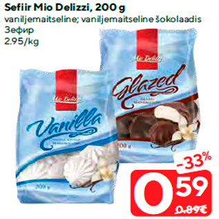 Allahindlus - Sefiir Mio Delizzi, 200 g