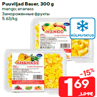 Allahindlus - Puuviljad Bauer, 300 g