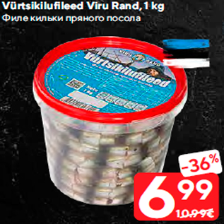 Allahindlus - Vürtsikilufileed Viru Rand, 1 kg