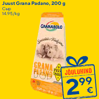 Allahindlus - Juust Grana Padano, 200 g