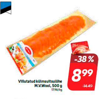 Allahindlus - Viilutatud külmsuitsulõhe M.V.Wool, 500 g