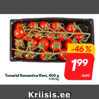 Allahindlus - Tomatid Romantica Rimi, 400 g