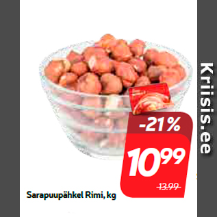 Allahindlus - Sarapuupähkel Rimi, kg