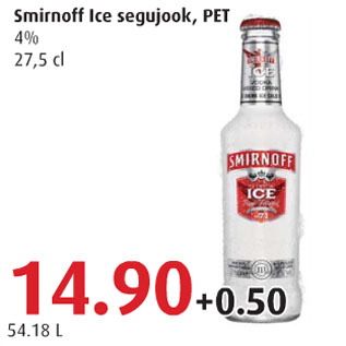 Allahindlus - Smirnoff Ice segujook, Pet