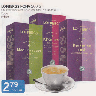 Allahindlus - LÖFBERGS KOHV 500 g