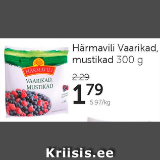 Allahindlus - Härmavili Vaarikad, mustikad 300 g