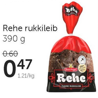 Allahindlus - Rehe rukkileib 390 g