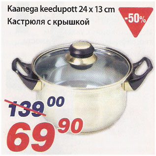Скидка - Кастрюля с крышкой