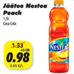 Allahindlus - Jäätee Nestea Peach 1,5l