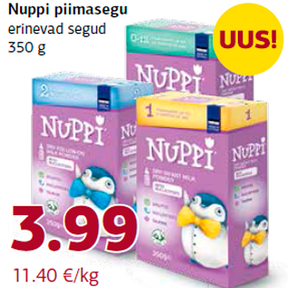 Allahindlus - Nuppi piimasegu