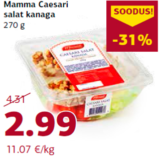 Allahindlus - Mamma Caesari salat kanaga 270 g