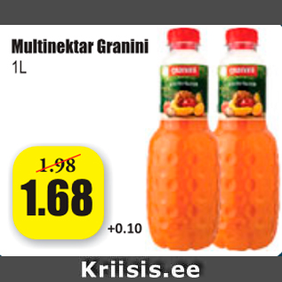 Скидка - Мульти нектар Granini 1 л