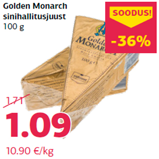 Allahindlus - Golden Monarch sinihallitusjuust 100 g