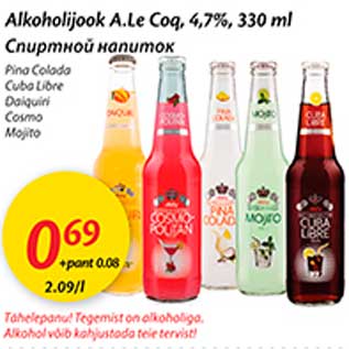 Allahindlus - Alkoholijook A.Le. Coq