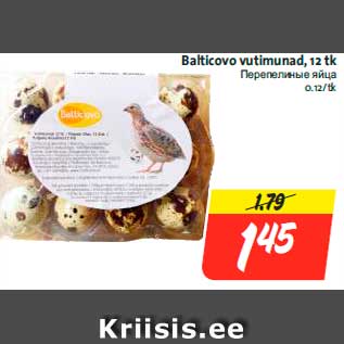 Allahindlus - Balticovo vutimunad, 12 tk