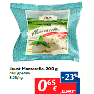 Allahindlus - Juust Mozzarella, 200 g