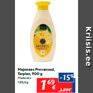 Allahindlus - Majonees Provansaal, Tarplan, 900 g