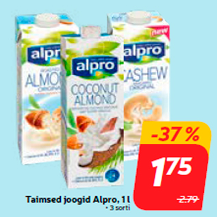 Allahindlus - Taimsed joogid Alpro, 1 l