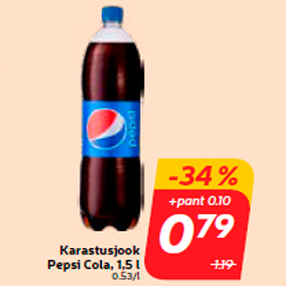Allahindlus - Karastusjook Pepsi Cola, 1,5