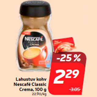 Allahindlus - Lahustuv kohv Nescafé Classic Crema, 100 g