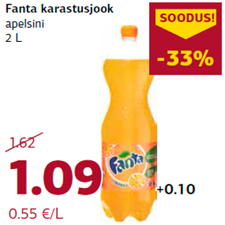 Скидка - Прохладительный напиток Fanta