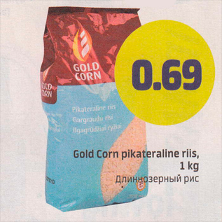 Allahindlus - Gold Corn pikateraline riis, 1 kg