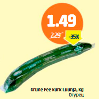 Allahindlus - Grüne One Fee kurk Luunja, kg