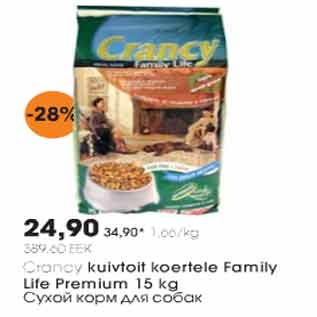 Allahindlus - Kuivtoit koertele Family Life Premium