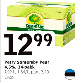 Allahindlus - Perry Somersby Pear