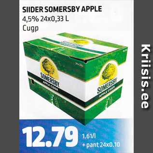 Allahindlus - SIIDER SOMERSBY APPLE