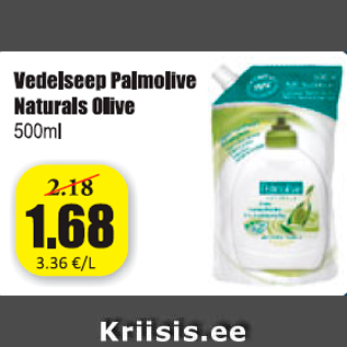 Allahindlus - Vedelseep Palmolive Naturals Olive 500 ml