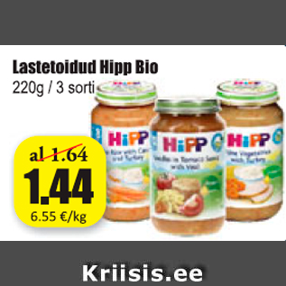 Allahindlus - Lastetoidud Hipp Bio