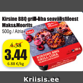 Allahindlus - Kirsine BBQ grill-liha seavälisfileest Maks&Moorits