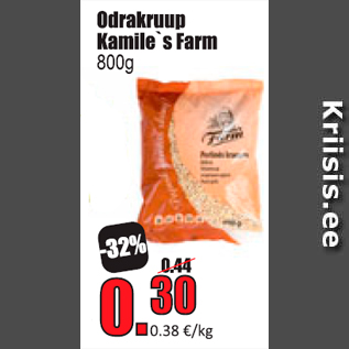 Allahindlus - Odrakruup Kamile`s Farm 800g