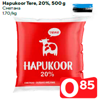 Allahindlus - Hapukoor Tere, 20%, 500 g