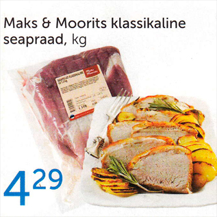 Allahindlus - Maks & Moorits klassikaline seapraad, kg