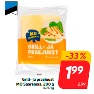 Allahindlus - Grill- ja praejuust MO Saaremaa, 200 g