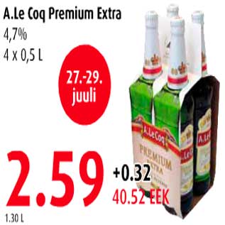 Allahindlus - A.Le Cog Premium Extra